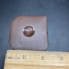 Pampered Chef Pan Scraper Brown Nylon Plastic, USA, 2.25 x 2.25 Inches