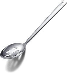 Stainless Steel Slotted and Basting Spoon, Heat Resistant, Non-Stick, Dishwasher