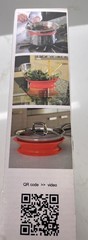 Staybowlizer Red Bowl Holder Stand Silicone Dishwasher Safe NSF – New with Box