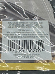Wilton Industries #570-0270 The Really Big Spatula Grey 6″ Wide China New