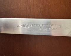 AMCO Rust Proof Stainless Steel Soup LADLE 4 OZ 1/2 Cup Capacity 10939 China 15″
