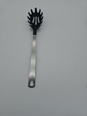 Matching Mixed Lot of 6 Unbranded Kitchen Utensil Supplies Stainless Black Handl