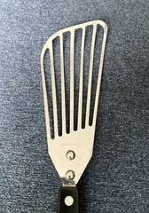 Vintage Stainless Steel Slotted Fish Spatula Flipper 11.5 Inches Long Unbranded