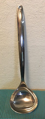 18/8 Stainless Steel LONG Sturdy LADLE 13″, Hangable (China)
