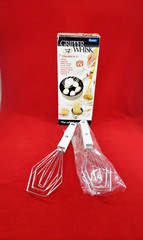 EMENSON GRIPPER WHISK SET OF 2 ~ 7 ~ UTENSILS IN 1 MADE IN CHINA.