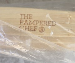 Retired NEW OLD STOCK Set Pampered Chef DISHWASHER SAFE Bamboo Spoons FREEUSHIP