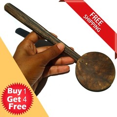 5 Coconut Shell Spoons kitchen tools handmade Eco friendly natural product Table