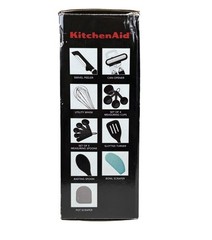 NEW KitchenAid 16 Piece Tool and Gadget Set Black Utensils Measuring Cups KO459