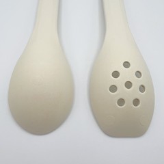 Rubbermaid Heavy Duty Nylon Spoons Basting Stir 1973 Solid 1974 Slotted Set of 2