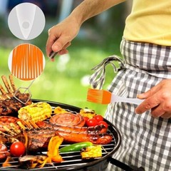 2PCS Oil Brush Silicone Baking Pastry Cream For BBQ Basting Kitchen Party New US