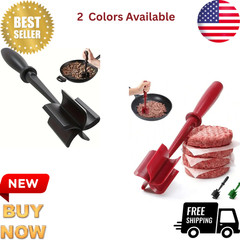 1 Pc Meat Chopper Heat Resistant Ground Beef Masher Kitchen Tool