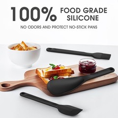 Silicone Cooking Utensils Set – 600°F Heat Resistant, Nonstick Kitchen Utensi…
