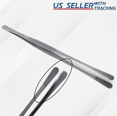 2 Pcs Kitchen Tweezer 12″ Straight & Round Set Long Food Tongs Chef DIY German G