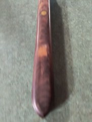 Vintage Ohio China Company Wooden Riveted Serving Meat Fork
