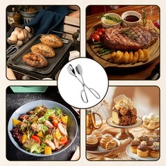 10-Inch Salad Tongs for Serving, Scissor Style Kitchen Tongs for Cooking for …