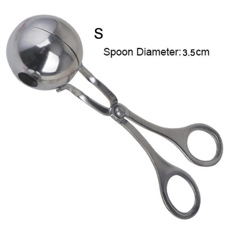 Meat Ball Maker Tool Stainless Steel Clip round Rice Ball Shaper Spoon Meatball