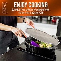 Splatter Screens – Stainless Steel Splatter Screens for Frying Pan with Insul…