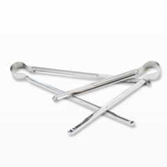 Korean BBQ Stainless Steel Tongs Light Weight BBQ Seafood Bread Multi Purpose