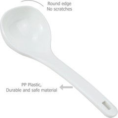 2 Pack Plastic Soup Ladle Serving Spoon for Serving Cooking Mixing Stews Noodles