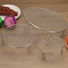 15 Inch Round Cooking Rack Stainless Steel BBQ Grill Baking Rack with Legs
