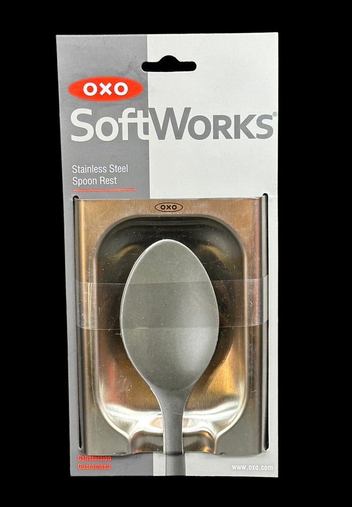 OXO Softworkd Spoon Rest, Stainless Steel Brand New