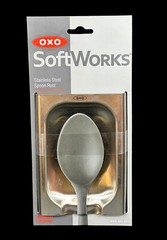 OXO Softworkd Spoon Rest, Stainless Steel Brand New