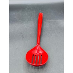 Vtg Red Nylon Slotted Serving Spoon Made in USA Dishwasher Safe 12″ Kitchenware