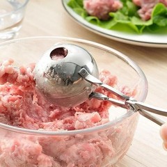 Meat Ball Maker Tool Stainless Steel Clip Round Rice Ball Shaper Spoon