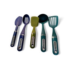 KitchenAid Plastic Cooking Utensils Lot Of 5 Great Condition Multicolor