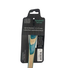 Baltique Mykonos Collection 7 Piece Wood Cooking Utensil Set, Safe for Nonstick