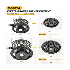 2026 MP22YA Electric Range Burner Element Unit Set with 330031 Rang… Fast Ship