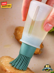 Silicone Oil Brush for Cooking Baking BBQ Non-Stick Heat Resistant Kitchen Tool