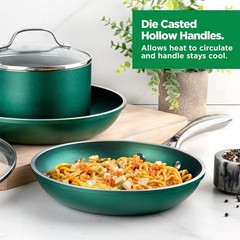 Granite Stone Coated Nonstick Frying Pan – 10 Inch Emerald 10″ Fry Pan, Green