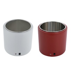 2* Commercial Soup Warmer Pot Electric Soup Kettle with Hinged Lid Food Warmer
