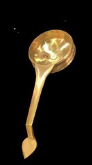 Bronze Tadka pan, Kai Urali, Traditional polished Val Uruli ,Uruli with a