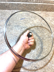 12″ Wearever Stainless Glass Lid for Frying Pan Skillets Tempered Replacement