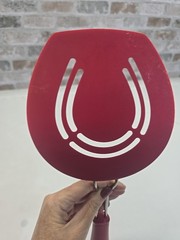 Chefstyle Red Wide Round Spatula Flexible Spatula For Pancakes