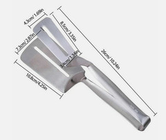 Tongs Steak Clamp Kitchen Stainless Steel Tool Food Clip Bread Meat BBQ Cooking