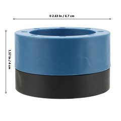 16 Pack Round Furniture Risers, 2.63 x 1.57 Inch Heavy Duty Adjustable Rubber…