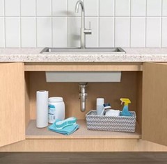 Con-Tact Brand Non-Adhesive Under Sink Mat, 24-Inches by 48-Inch, Clear