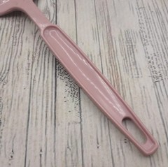 Vintage Ekco Pink Nylon Slotted Short Small Spatula Lightweight Plastic USA
