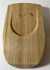 Pampered Chef Bamboo Salad Hands Set Wood Easy Clean 2-Piece Brown CHINA-10A