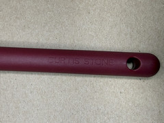 Curtis Stone Spurtle Slotted Spatula Turner Burgundy Kitchen Utensil