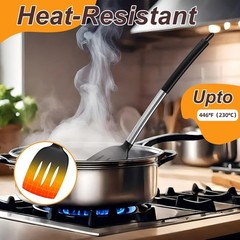 Silicone Cooking Utensils Set for Nonstick Cookware, 4Pcs Heat Resistant Kitc…