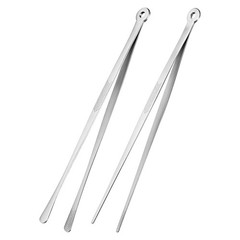12 Inch Stainless Steel Metal Cooking Tongs Kitchen Utensils Long Handle Piece