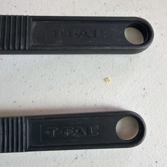 T-fal Black Nylon Spatula Circle Holes Lightweight Plastic Flipper Utensil 2