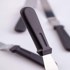 Icing Spatula, Offset Spatula, Stainless Steel with PP Plastic Handle Cake