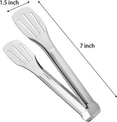 Serving Tong Kitchen Tongs,Buffet Tongs, Stainless Steel Food Tong Serving To…
