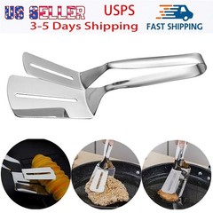 Kitchen Cooking Tool Stainless Steel Steak Clamp Tongs Food Clip for Bread BBQ