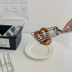 Stainless Steel Steak Clamp Food Clip Tongs Bread Meat BBQ Kitchen Cooking Tool